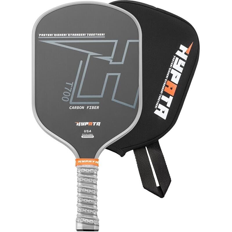 Hypata T700 Carbon Fiber Pickleball Paddle with Cover - Premium Performance