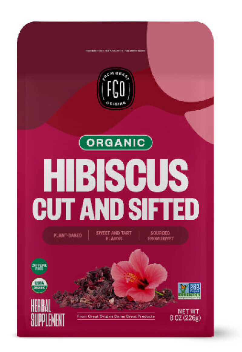 Organic Hibiscus Cut and Sifted Tea - Premium Quality Herbal Supplement