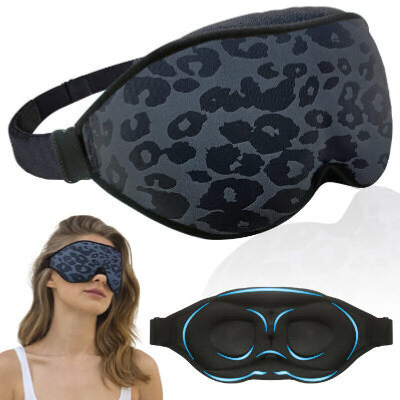 100% Blackout Sleep Mask for Women by FOX-TECH