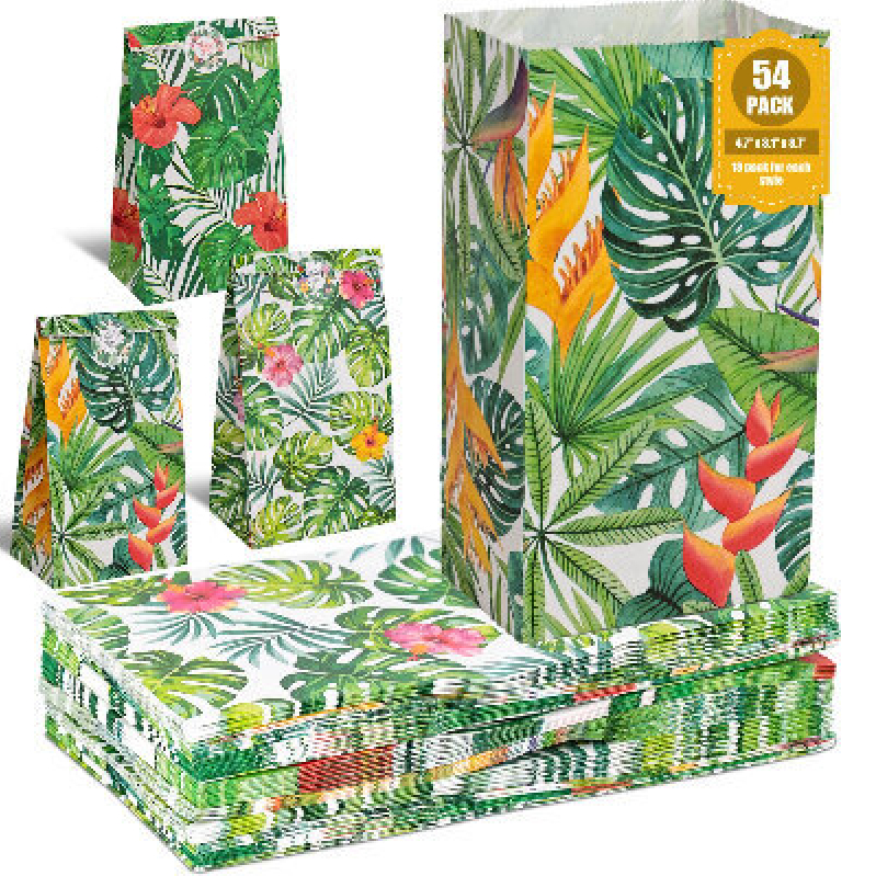 Tropical Jungle Party Goody Bags - 54 Pack
