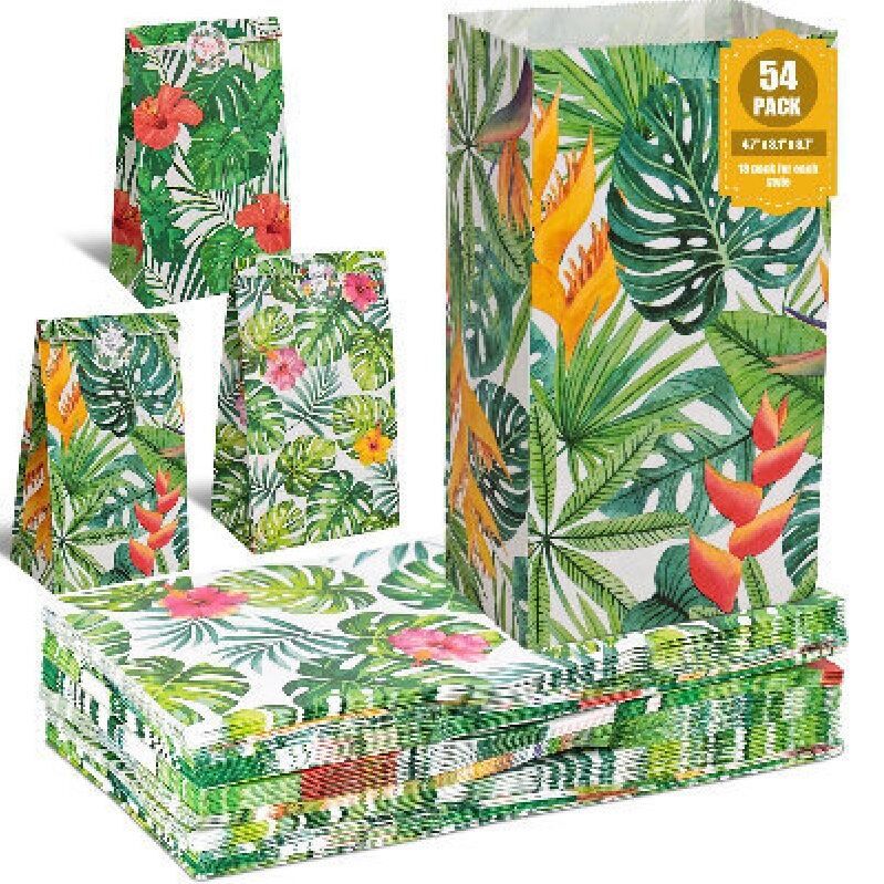 Tropical Jungle Party Goody Bags - 54 Pack