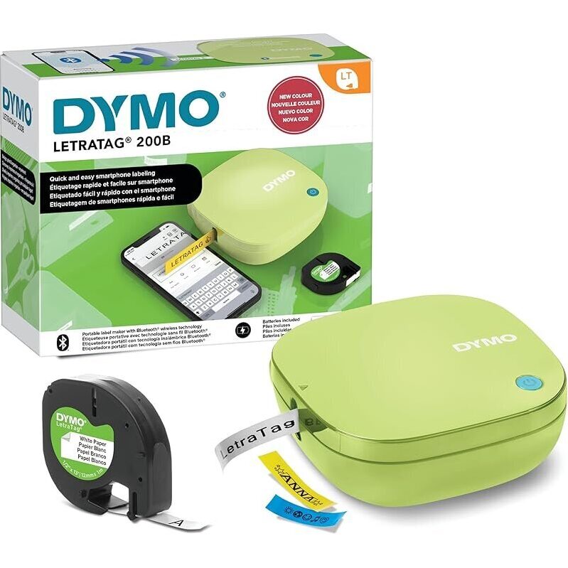 DYMO LetraTag 200B Bluetooth Label Maker - Efficient Labeling for Home and Office