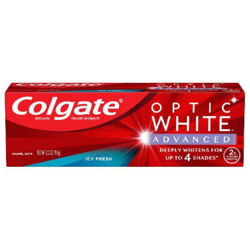 Colgate Optic White Advanced Icy Fresh Toothpaste, 3.2oz