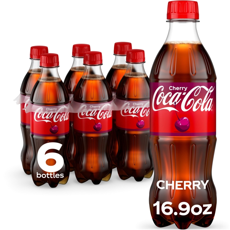 6-Pack Coca-Cola Cherry Soda - Perfect Refreshment for Any Occasion