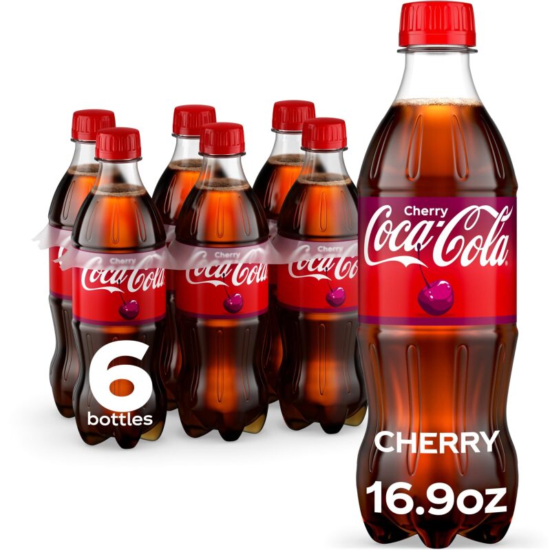 6-Pack Coca-Cola Cherry Soda - Perfect Refreshment for Any Occasion