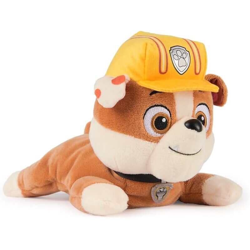 Paw Patrol Rubble Plush Toy - Perfect for Cozy Snuggles
