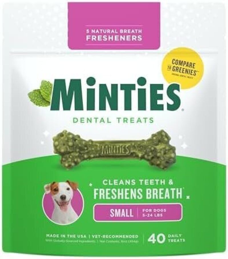 Minties Dog Dental Bone Treats - Tiny/Small, 16 Count - Affordable Deal at Amazon