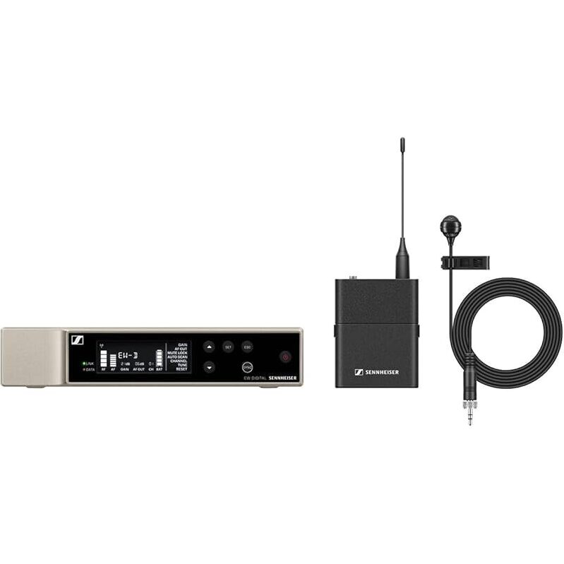 Sennheiser EW-D ME4 Lavalier Set R1-6: Digital Wireless Microphone System