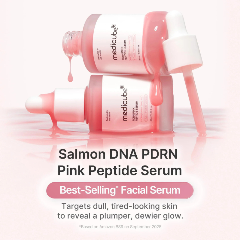 Medicube Salmon DNA PDRN Pink Peptide Serum - 30ml