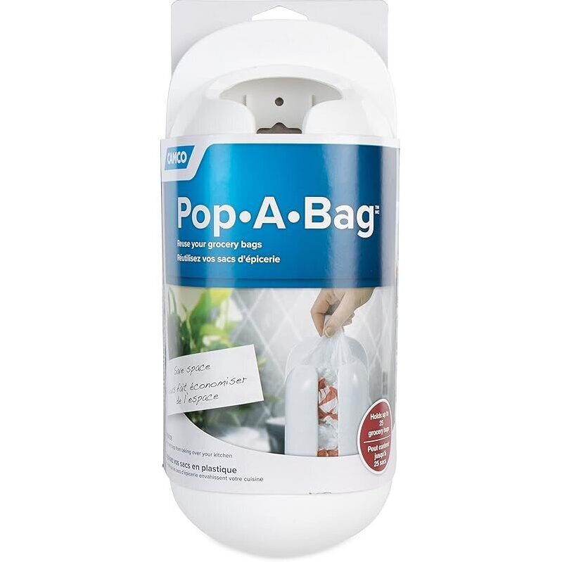 Camco Pop-A-Bag Polymer: Efficient Grocery Bag Storage Solution