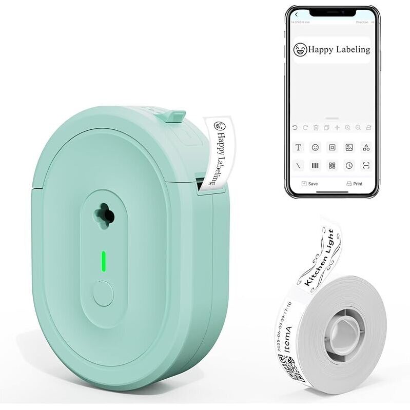Nadaiin N12 Bluetooth Label Maker - Portable, Smart, Efficient