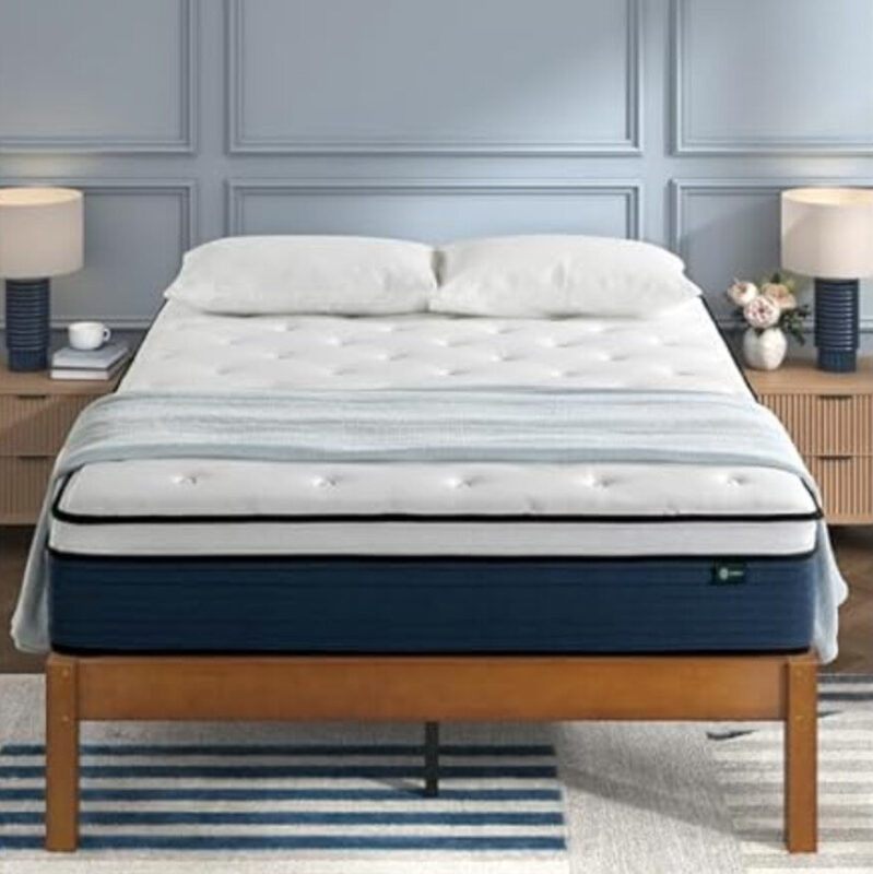 Queen Size Hybrid Memory Foam Mattress - Premium Comfort with 10-Year Warranty