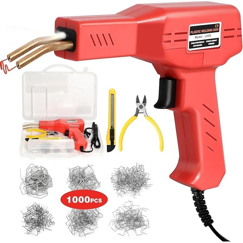 High-Performance Plastic Welder Kit with 1000pcs Staples - Ideal for DIY Repairs