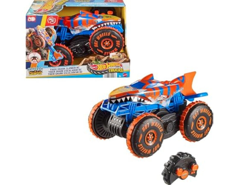 Hot Wheels Shark Dinos RC Monster Truck - Exclusive Deal!