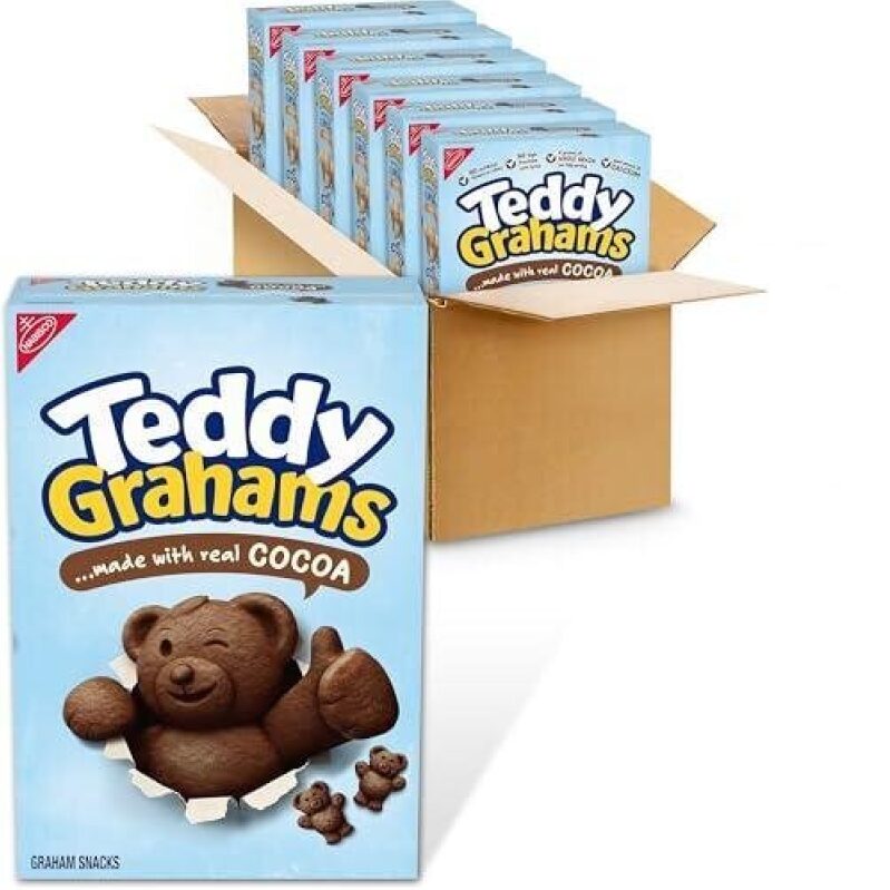Bulk Buy Teddy Grahams Chocolate Grahams - 6 Boxes