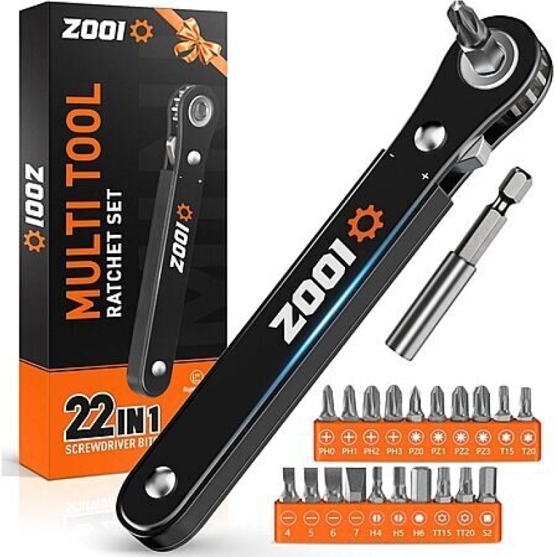 Zooi 22-in-1 Ratchet Screwdriver Set - Versatile and Affordable