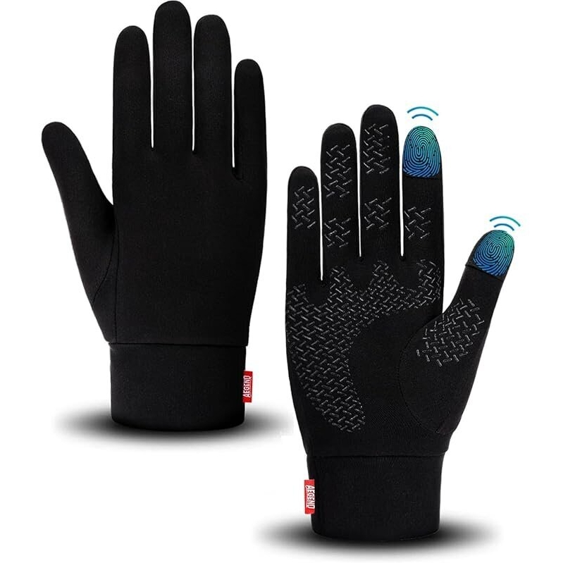 Aegend Touchscreen Thermal Winter Gloves - Lightweight & Windproof