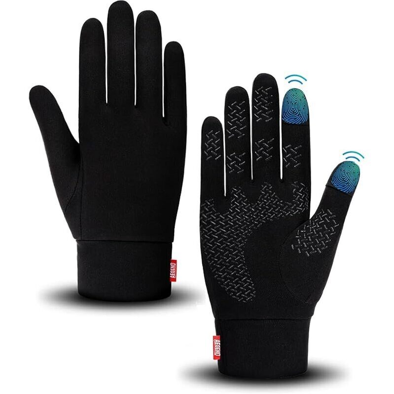 Aegend Touchscreen Thermal Winter Gloves - Lightweight & Windproof