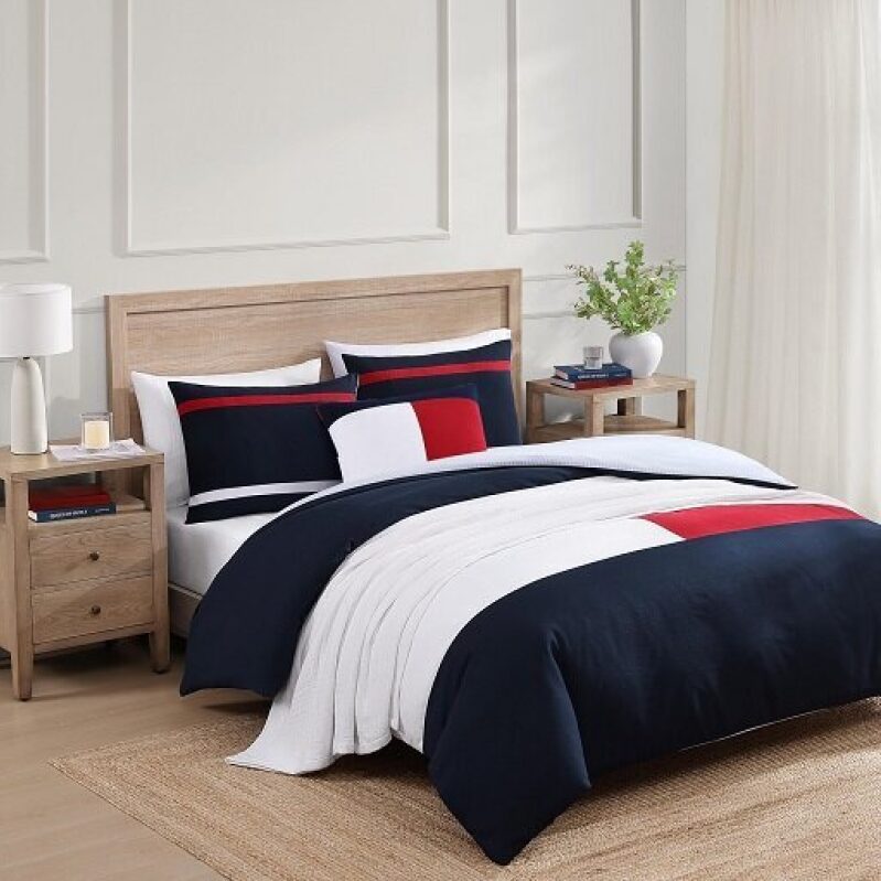 Spring Sale: Tommy Hilfiger Luxury King Bedding Set at Unbeatable Price