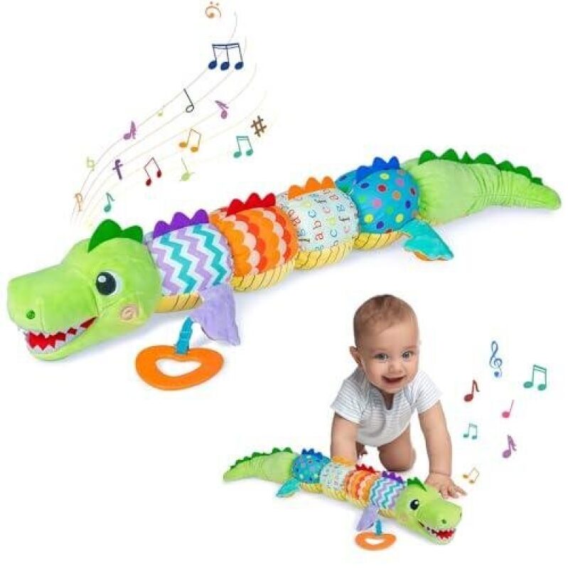 52% OFF - Interactive Musical Crocodile Rattle Toy for Babies