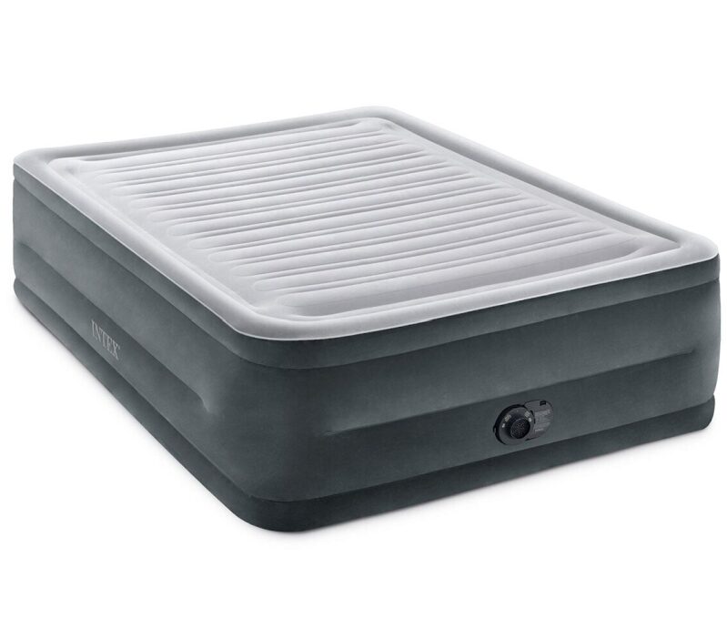 Intex 22-Inch Queen Size Inflatable Air Mattress - Ideal for Camping and Travel