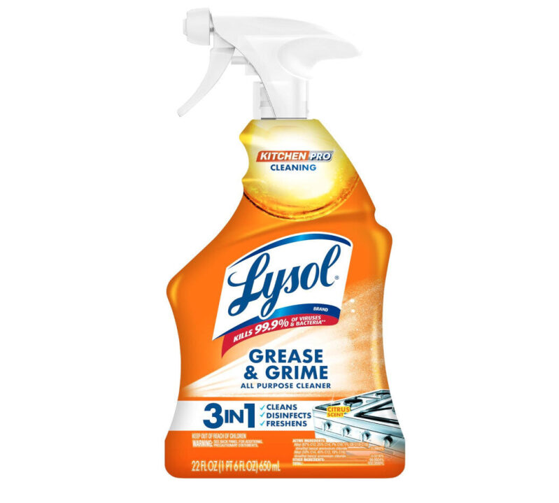 Lysol Pro Kitchen Anti-Bacterial Cleaner Spray - Citrus Scent