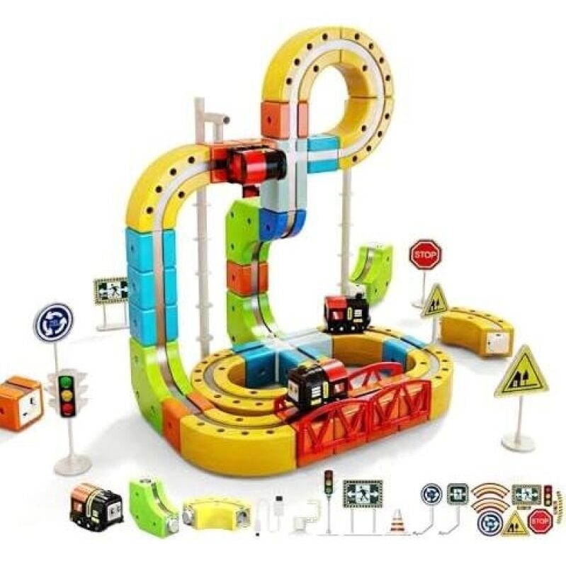 Magnetic Levitation Electric Train Set with 3D Track - 48% Discount