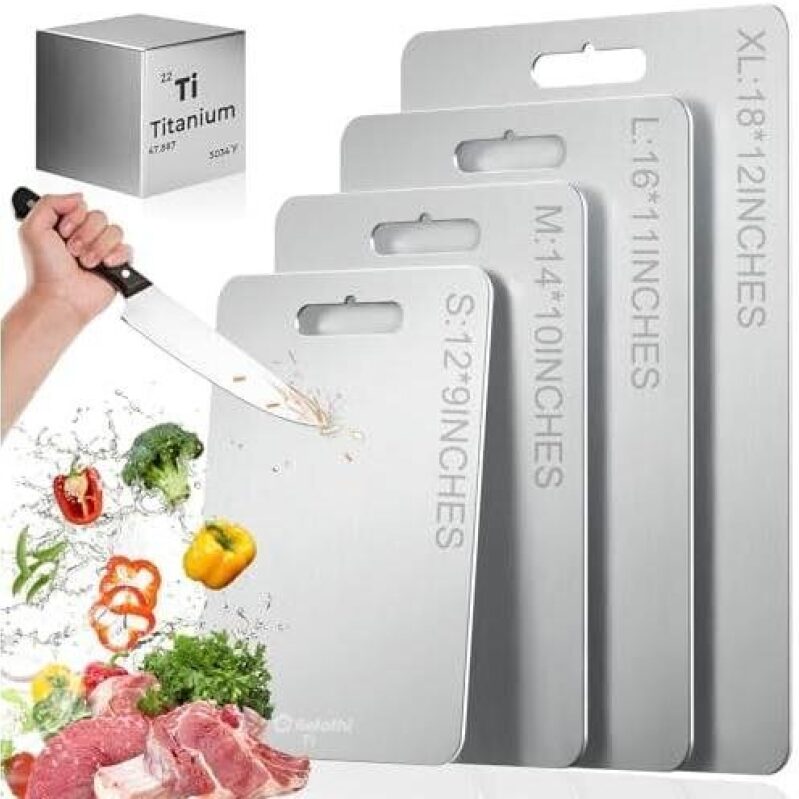 Pure Titanium Double-Sided Anti-odor Cutting Boards - 69% OFF