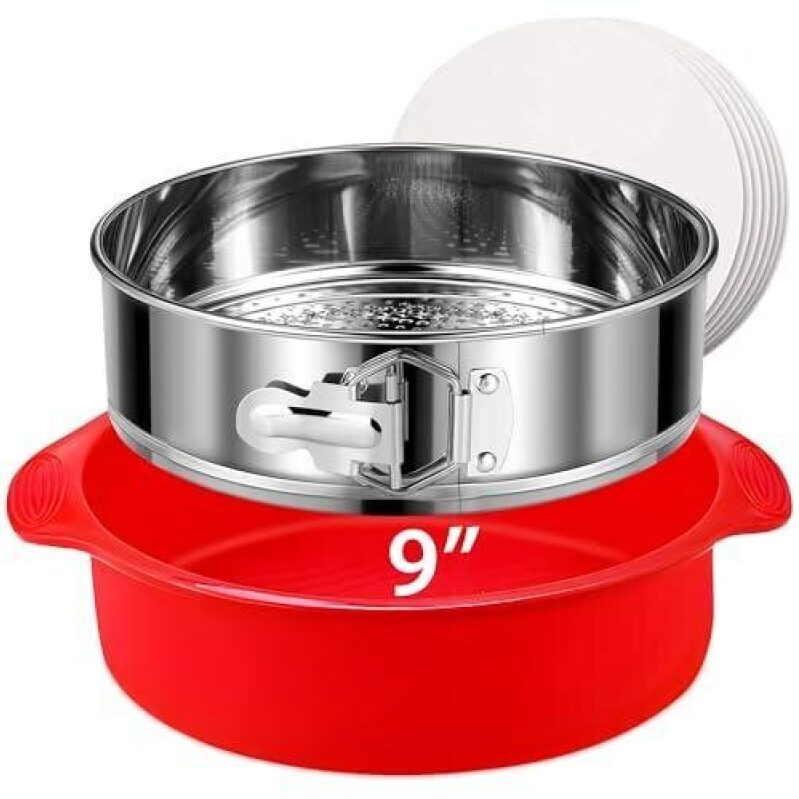 9 Inch Leak-Proof Baking Pan - 50 Sheets Included, 55% Discount
