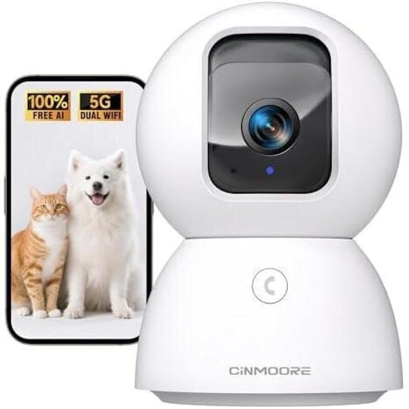 Upgraded 3K/AI Home Panoramic PTZ Camera - 71% Discount