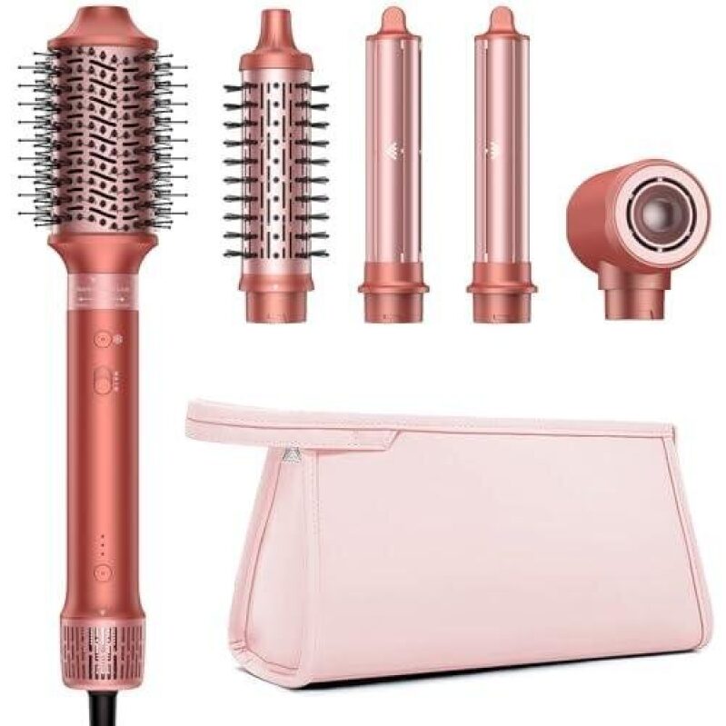 Five-in-One Styling Tool with Heat Brush - 72% Off