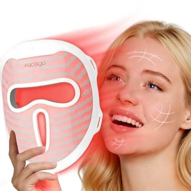 FOCEGO Red Light Beauty Mask - Wireless & Rechargeable - 50% OFF
