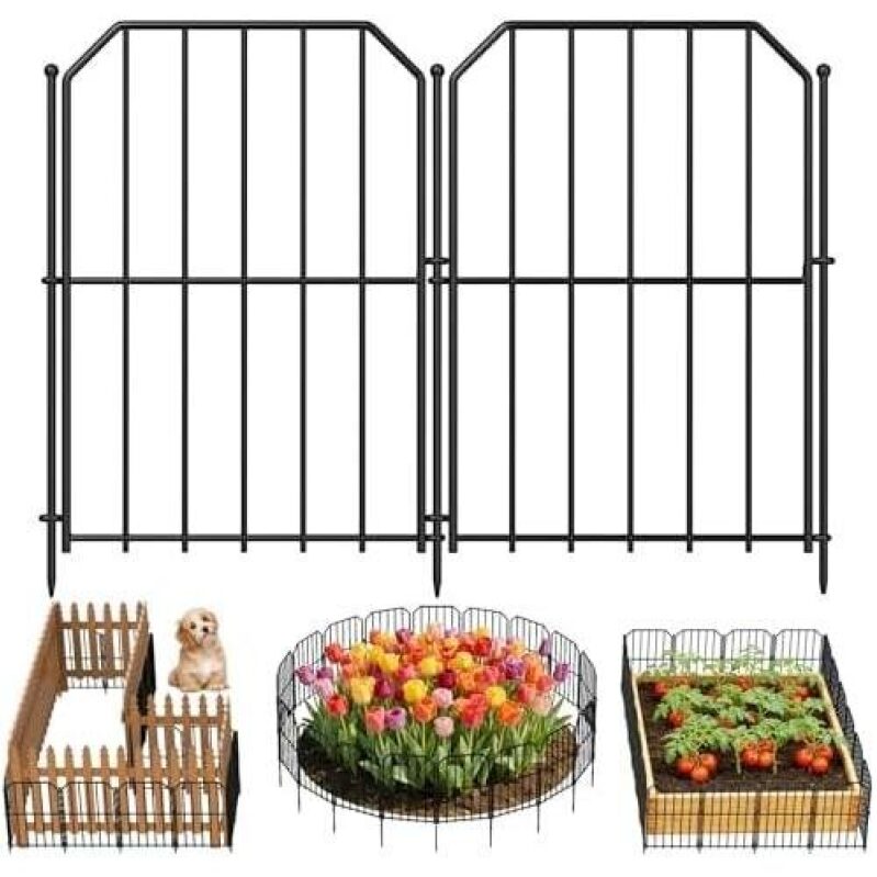 Rust-Proof Garden Fences - 10 Pieces, 10ft Each, 52% Discount