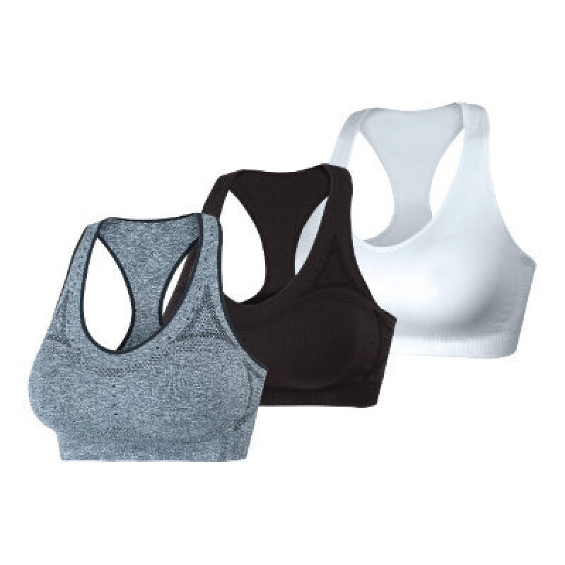 Hanes Women's Seamless Sports Bras - 3-Pack