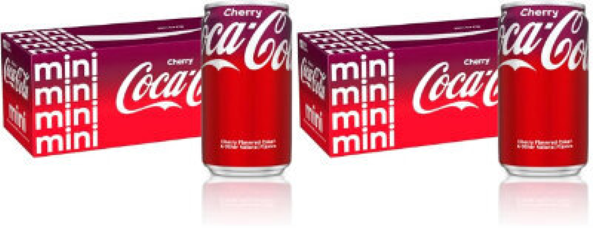 Refreshing Coca-Cola Cherry Flavored Soda, 7.5 fl.oz Mini Cans - 20 Pack