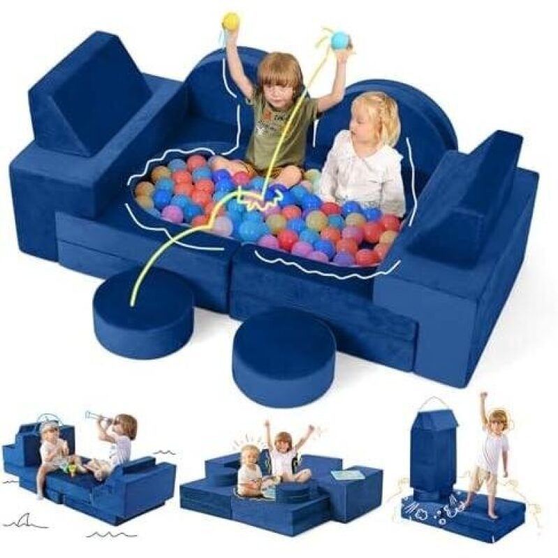 Modular Children's Foam Sofa with Ball Pit - 49% Off