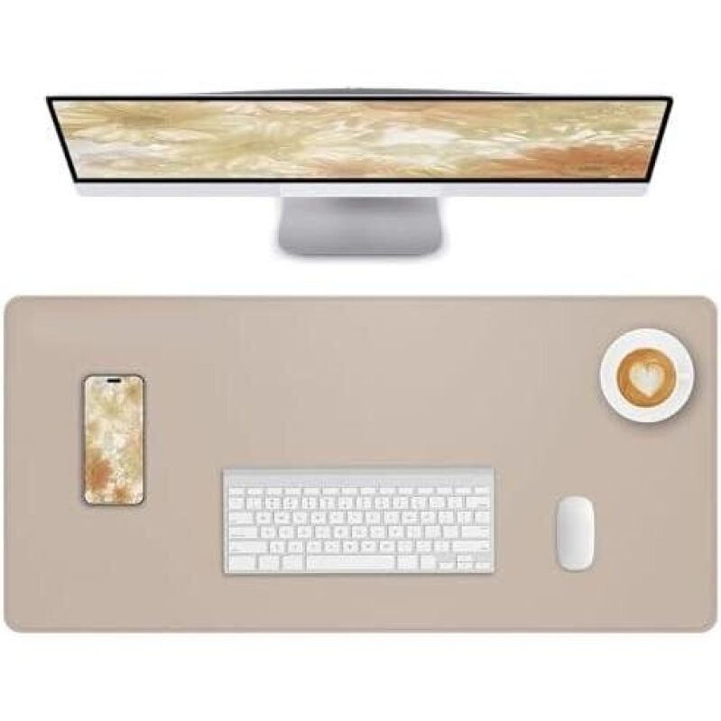 55% Off Large PU Leather Mouse Pad and Laptop Desk Mat