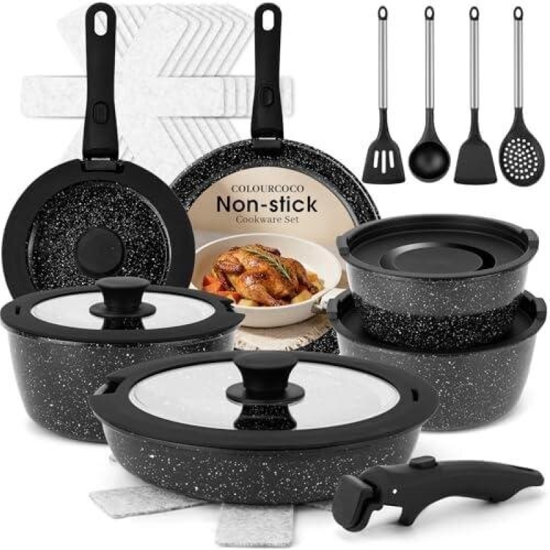 Non-Stick Cookware Set with 50% Discount - High-Quality, Durable, and Versatile