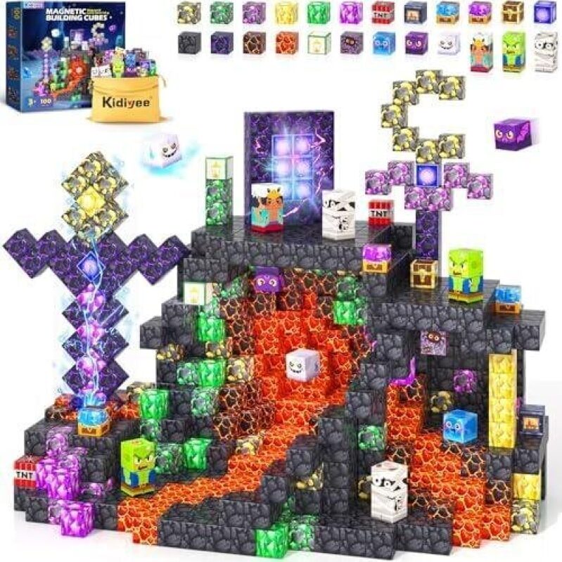 Magnetic Building Cubes Set for Kids - 57% OFF
