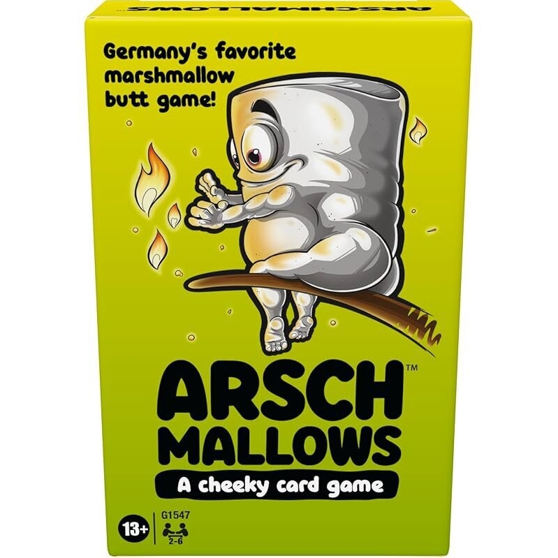 Arschmallows Card Game - A Hilarious Marshmallow Butt Card Game for Family Fun