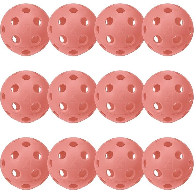 12-Pack Franklin Sports X-26 Indoor Pickleballs - High-Performance Pack