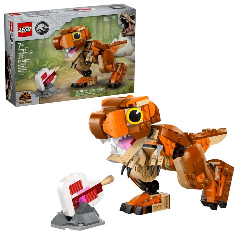 LEGO Jurassic World Little Eatie: T. rex Dinosaur Building Toy - Durable & Engaging