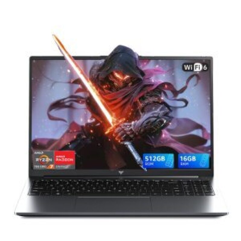 KAIGERR Laptop: 16GB DDR5, 512GB NVMe SSD, AMD Ryzen 7 - 71% OFF