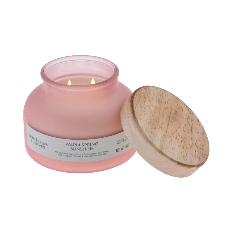 Warm Spring Sunshine 2-Wick Jar Candle 18oz - Elegant and Fragrant Home Accent