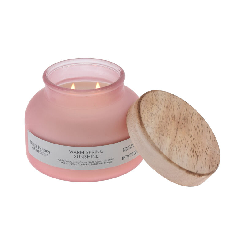 Warm Spring Sunshine 2-Wick Jar Candle 18oz - Elegant and Fragrant Home Accent