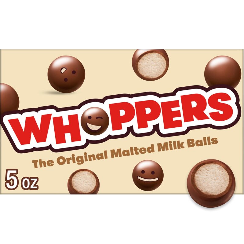 Bulk Buy: 12Ct Whoppers Malted Milk Balls Milk Chocolate Pieces, 5oz