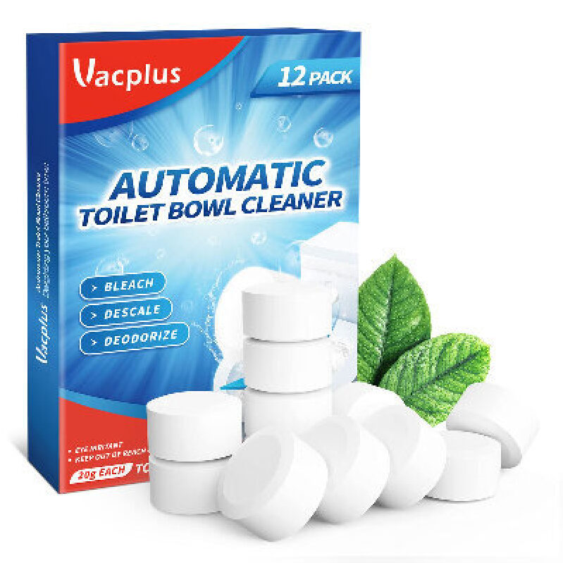 Vacplus Automatic Toilet Bowl Cleaner - 12 Pack