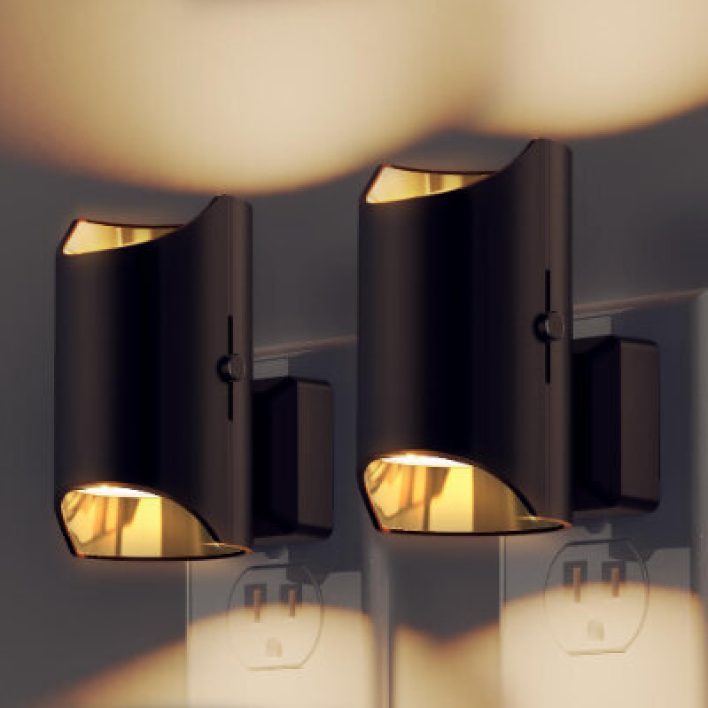 L LOHAS Adjustable LED Night Lights - 2 Pack