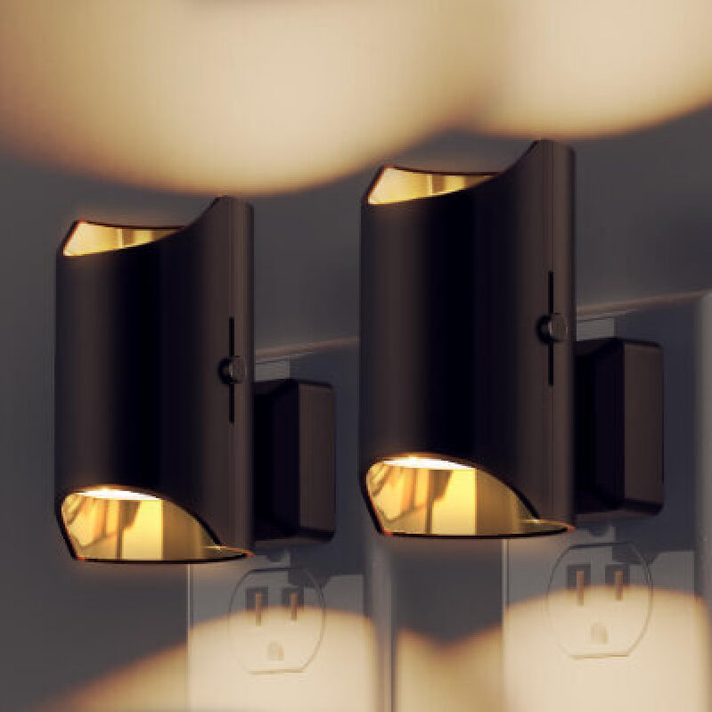 L LOHAS Adjustable LED Night Lights - 2 Pack