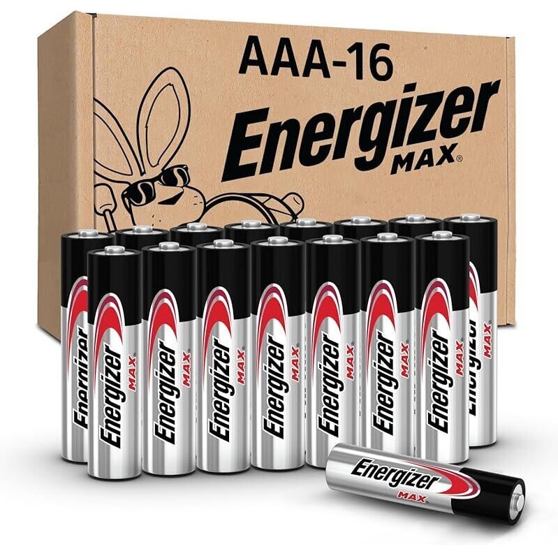16-Pack Energizer MAX AAA Batteries - Reliable and Long-Lasting